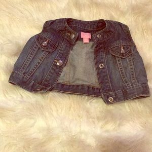 Cutest babygirl denim vest